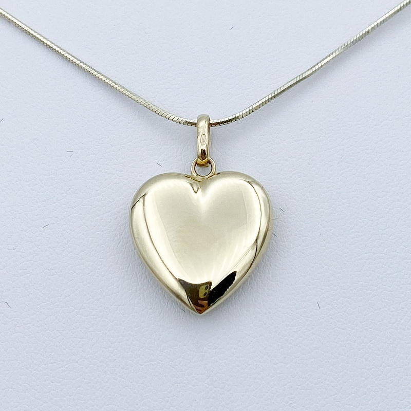 Žluté zlato přívěsek SRDCE 